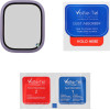 Volte-Tel Tempered Glass Apple Watch Ultra 2 49mm 3D Titanium 1.92'' 0.30mm Full Cover Light PURPLE