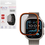 Volte-Tel Tempered Glass Apple Watch Ultra 2 49mm 3D Titanium 1.92'' 0.30mm Full Cover ORANGE