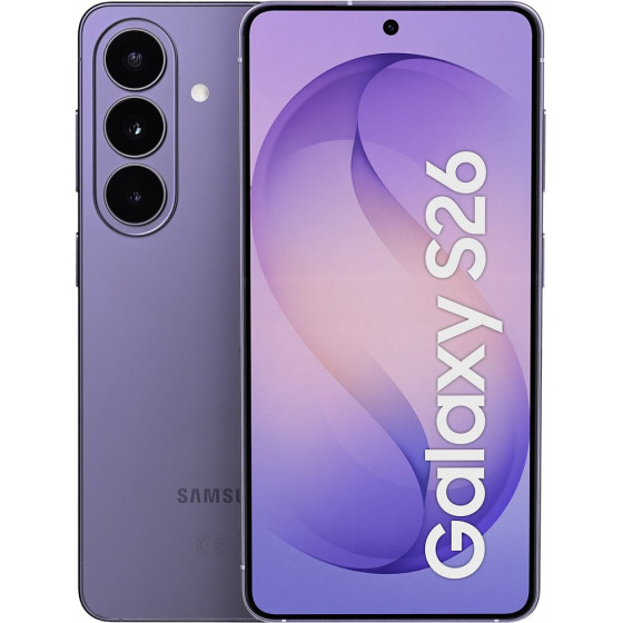 Samsung Galaxy S26 16 Cm (6.3'') Dual Sim Android 16.0 5G Usb Type-C 12 Gb 512 Gb 4300 Mah Violet - (SM-S942BZVHEUB)
