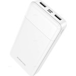 Borofone Power Bank 20000mAh 5V/2A �� 4 ����� 1xUSB-C 2xUSB-A 1xMicrousb ��� Led ������� ��������� ����� - (BJ88A Clever)