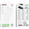 Borofone Power Bank 20000mAh 5V/2A �� 4 ����� 1xUSB-C 2xUSB-A 1xMicrousb ��� Led ������� ��������� ����� - (BJ88A Clever)