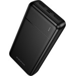 Borofone Power Bank 20000mAh 5V/2A �� 4 ����� 1xUSB-C 2xUSB-A 1xMicrousb ��� Led ������� ��������� ����� - (BJ88A Clever)