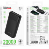 Borofone Power Bank 20000mAh 5V/2A �� 4 ����� 1xUSB-C 2xUSB-A 1xMicrousb ��� Led ������� ��������� ����� - (BJ88A Clever)