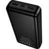 Borofone Power Bank 20000mAh 5V/2A �� 4 ����� 1xUSB-C 2xUSB-A 1xMicrousb ��� Led ������� ��������� ����� - (BJ88A Clever)