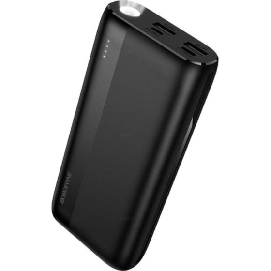 Borofone Power Bank 20000mAh 5V/2A �� 4 ����� 1xUSB-C, 2xUSB-A, 1xMicrousb Led ������� ��������� ��� ���� ����� - (BJ86)