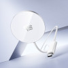 Hoco ��������� ��������� 25W Qi2.2 Ultra-Thin Aluminum Alloy ��� ������ ��� ��������� �� Braided ������� 1.2m ������ - (CW63 Pro)