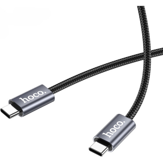 Hoco ������� USB-C �� USB-C 240W 5A High Power Fast Charging Braided ����� 1.8m - (DU48 Times)