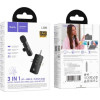 Hoco ��������� ����� �������� Lavalier USB-C Aux Lightning 2.4GHz �������� 15m Digital Noise Cancellation Enc ��� ��� 7 ���� ����������� - (L20B Fair)