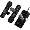 Hoco ��� ��������� ����� �������� Lavalier USB-C Aux Lightning 2.4GHz �������� 15m Digital Noise Cancellation Enc ��� ��� 7 ���� ����������� - (L20C Fair)