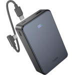 Hoco Power Bank 20000mAh 1xUSB-A 22.5W 2xUSB-C PD20W Digital Led ������� ��������� ��� Braided ������� USB-C �� UB-C ����� - (J170A Starlight)