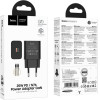 Hoco ��������� �������� Gan 25W Fast Charge �� 1xUSB-C ��� ������� USB-C �� USB-C ������ - (N76 Star)