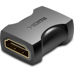 Vention Hdmi Female To Female Coupler Adapter Black 2 Pack - (AIRB0-2)