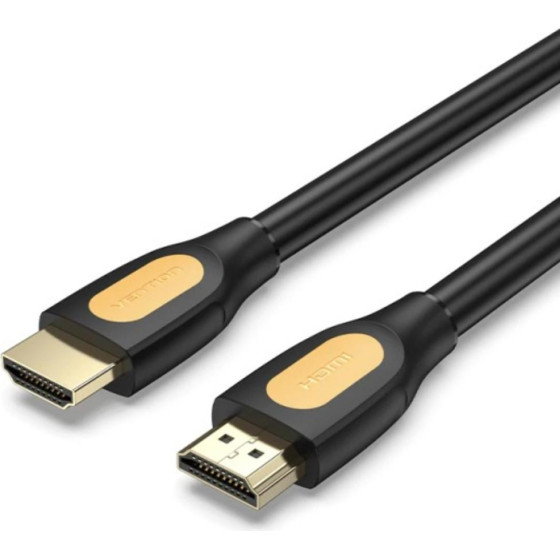 Vention HDMI-A Male To Male 4K Hd Cable Pvc Type 5M Black - (ALIBJ)