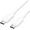Vention Usb 2.0 C Male To C Male 3A Cable 1M White Flexible Pvc Type - (TRVWF)