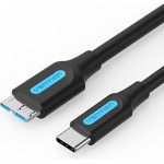 Vention Usb 3.0 C Male To Micro-B Male 2A Cable 1M Black - (CQABF)