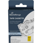 �������� ������� ������ MediaRange (Brother TZ-611/TZe-611) 6mm, 8m, Laminated And Permanent Adhesive, Black On Yellow - (MRBTZ611)
