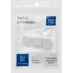 Blue Star PJ-OCZ7 Magnetic Cable Organizer - White (3 pcs.)