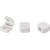 Blue Star PJ-OCZ7 Magnetic Cable Organizer - White (3 pcs.)