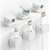 Blue Star PJ-OCZ7 Magnetic Cable Organizer - White (3 pcs.)