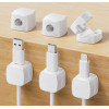 Blue Star PJ-OCZ7 Magnetic Cable Organizer - White (3 pcs.)