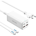 Vention 4-Port Usb (C + C + A + A) Gan Charger (100W/100W/18W/18W) EU-Plug White - (FBSWG-EU)