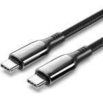 Vention Nylon Braided Usb 2.0 C Male To C Male 5A Cable 1.2M Black Zinc Alloy Type - (CTXBAV)