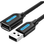 Vention Usb 2.0 A Male To A Female Extension Cable 0.5M Black Pvc Type - (CBIBD)