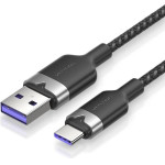 Vention Usb 2.0 A Male To C Male 6A Cable 2M Black Flexible Pvc Type - (CWBBH)