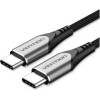 Vention Usb 2.0 C Male To C Male 5A Cable 1M Gray Flexible Pvc Type - (TRWHF)