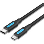 Vention Usb 2.0 C Male To Micro-B Male 2A Cable 0.5M Black - (COVBD)