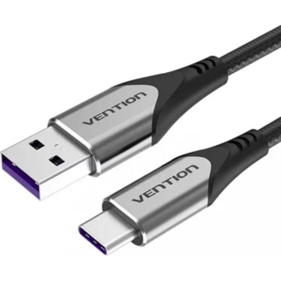 Vention USB-C To Usb 2.0-A Fast Charging Cable 1M Gray Aluminum Alloy Type - (COFHF)