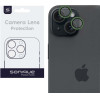 Sonique Camera Protection Glitter Lens Pro Apple iPhone 15 / iPhone 15 Plus Green