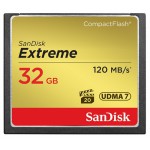 SANDISK COMPACT FLASH EXTREME 32GB 120/85MBS