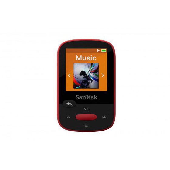 SANDISK SDMX24-004G-G46R SANSA CLIP SPORTS 4GB RED