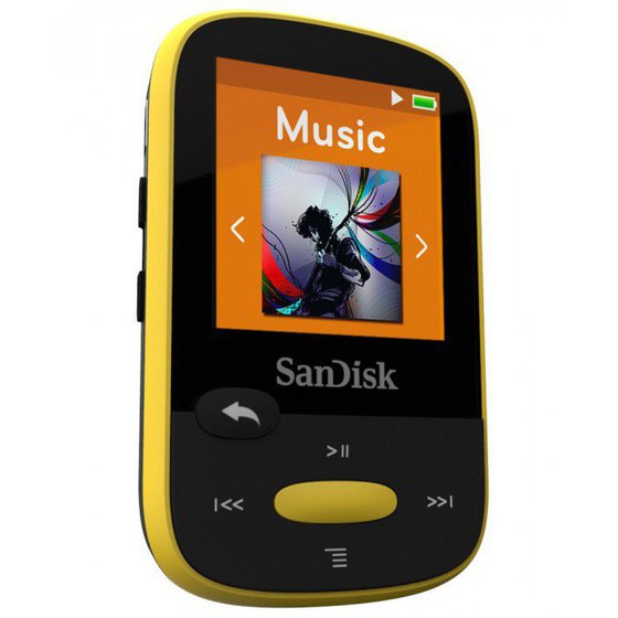 SANDISK SDMX24-008G-G46Y SANSA CLIP SPORTS 8GB YELLOW