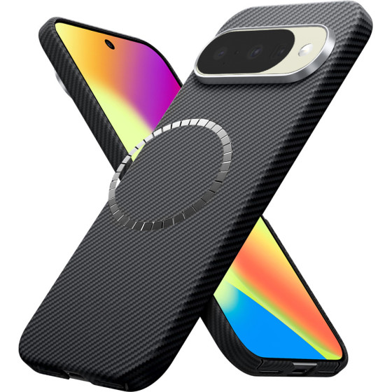 Techsuit - Aramid Fiber MagSafe - Google Pixel 10 / Pixel 10 Pro - Black