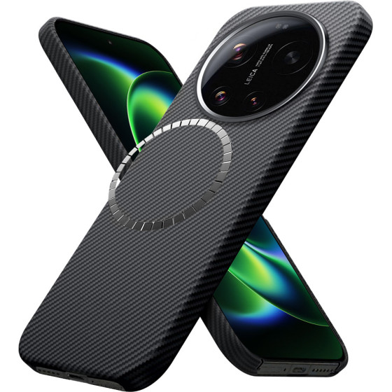 Techsuit - Aramid Fiber MagSafe - Xiaomi 17 Ultra - Black
