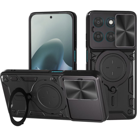 Techsuit - CamGuard Pro - Motorola Moto G77 / G67 - Black