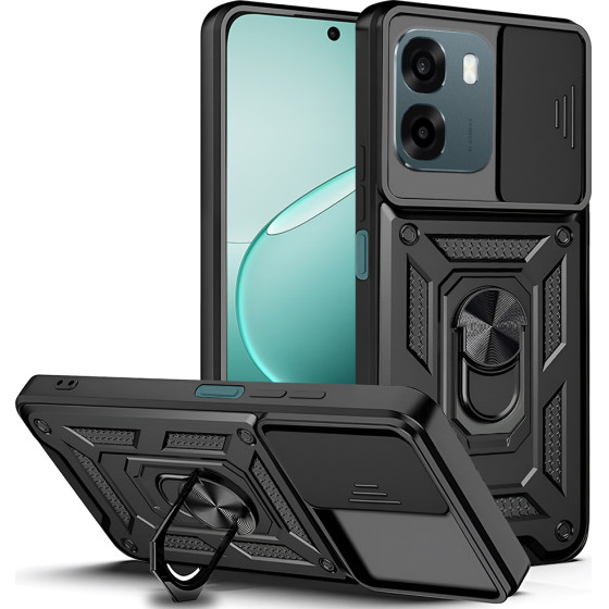 Techsuit - CamShield Series - Oppo A6 4G - Black