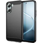 Techsuit - Carbon Silicone - Oppo A6x 4G / A6x 5G - Black