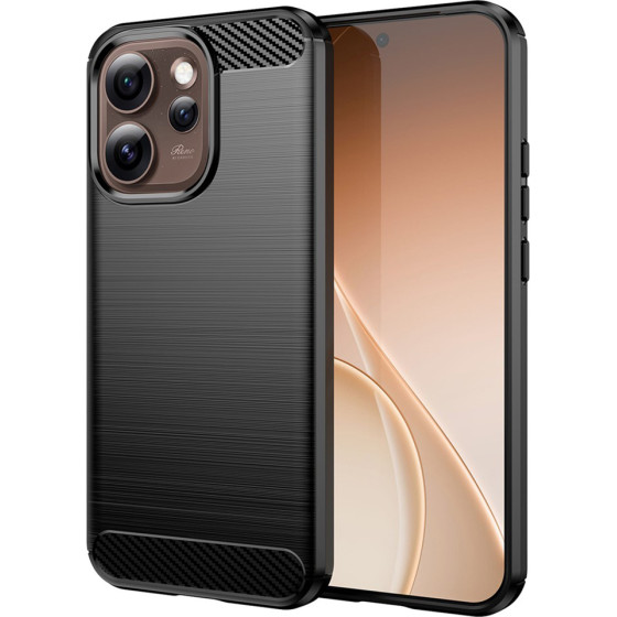 Techsuit - Carbon Silicone - Oppo Reno15 Pro Max - Black