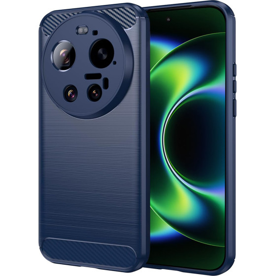 Techsuit - Carbon Silicone - Xiaomi 17 Ultra - Blue
