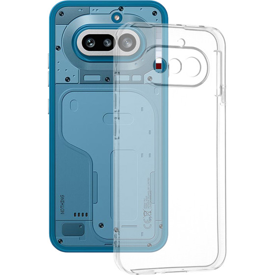 Techsuit - Clear Silicone - Nothing Phone (4a) - Transparent