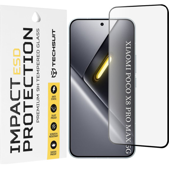 Techsuit - ESD Glass - Xiaomi Poco X8 Pro Max - Black
