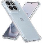 Techsuit - Shockproof Clear Silicone - Motorola Edge 70 Fusion - Clear
