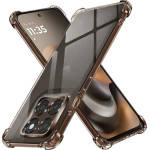 Techsuit - Shockproof Clear Silicone - Motorola Moto G77 / G67 - Clear
