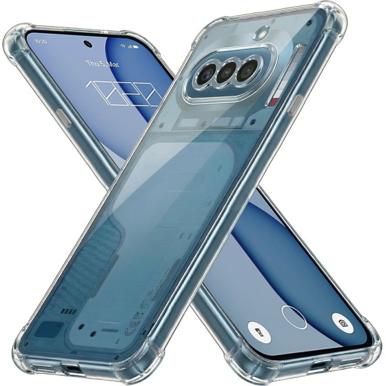 Techsuit - Shockproof Clear Silicone - Nothing Phone (4a) - Clear