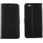 ���� IPHONE 6S/6 5.5 LEATHER PREMIUM BOOK+PC COVER STAND BLACK