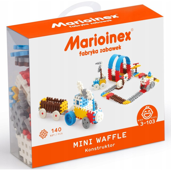 Marioinex Mini Waffle Building Blocks Set 3, 140 Pieces - (909072)