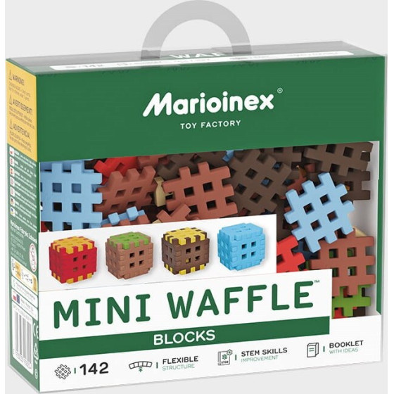 Marioinex Mini Waffle Building Blocks, 142 Pieces - (908204)